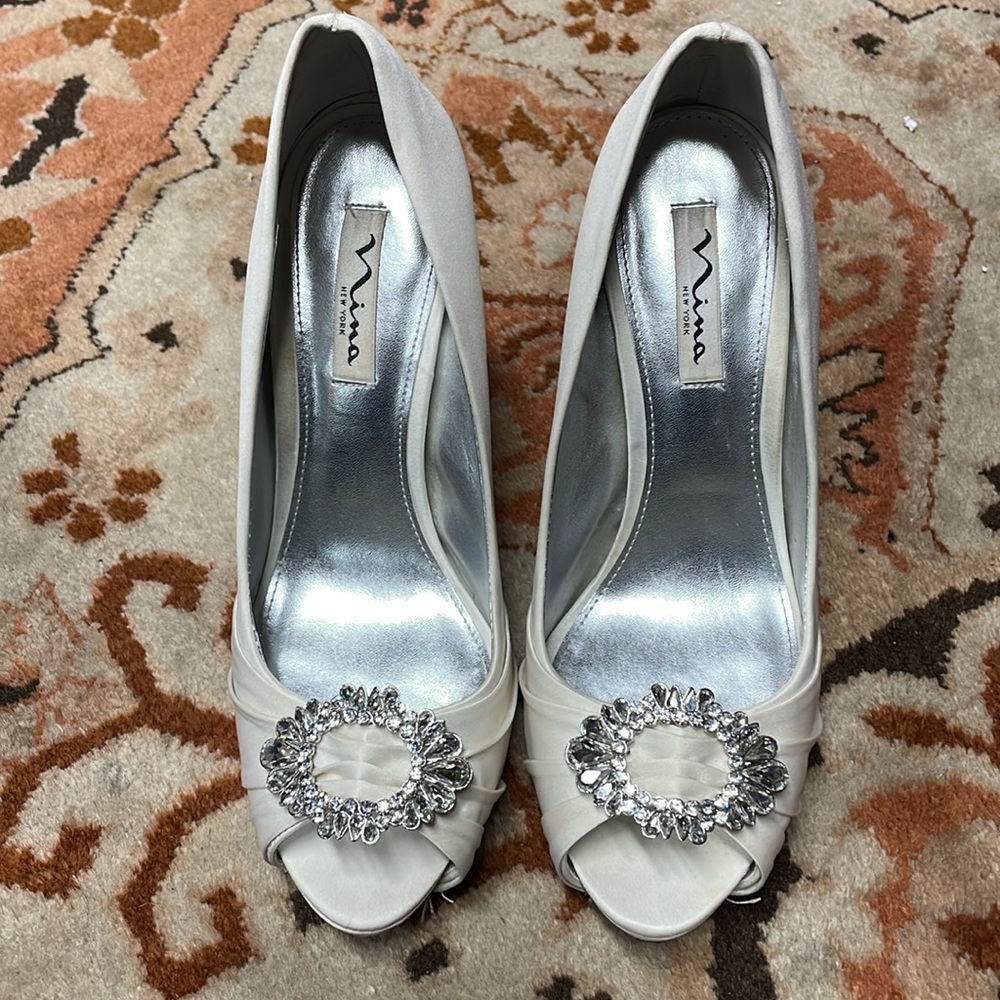 Wedding pumps, size 9